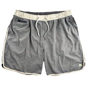 Vuori Banks Shorts Men’s XXL Slate Grey 7” Inseam V330 Athleisure Running Gym